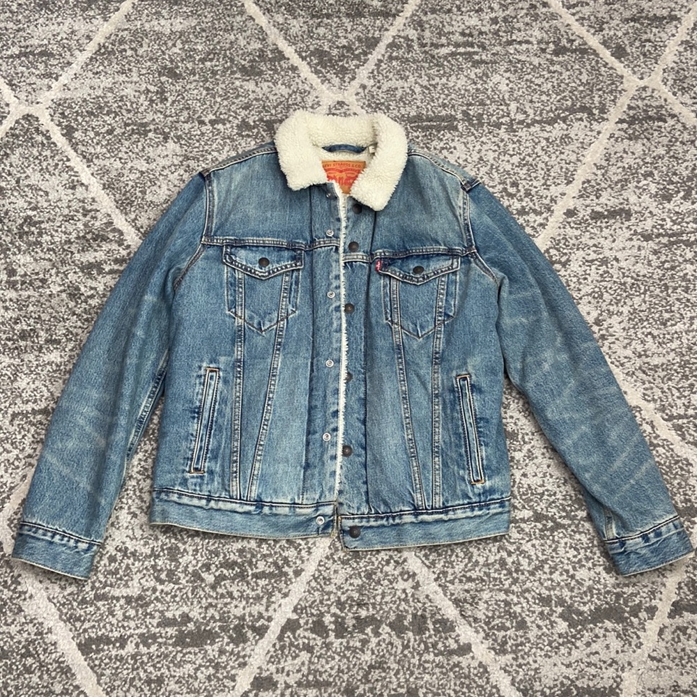 Levi’s Sherpa jean jacket